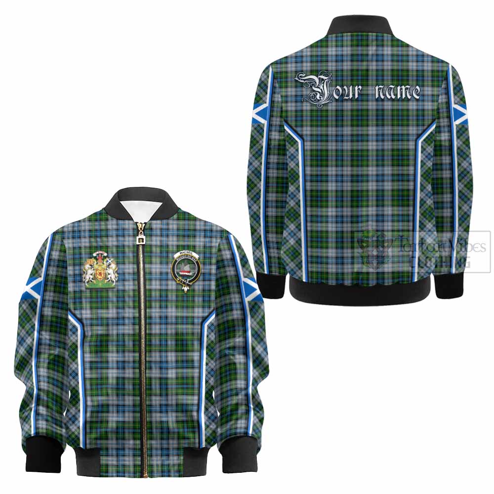 MacNeil (McNeil) Tartan Crest Kid Bomber Jacket Scotland Coat of Arm Flag Style - Tartan Vibes Clothing