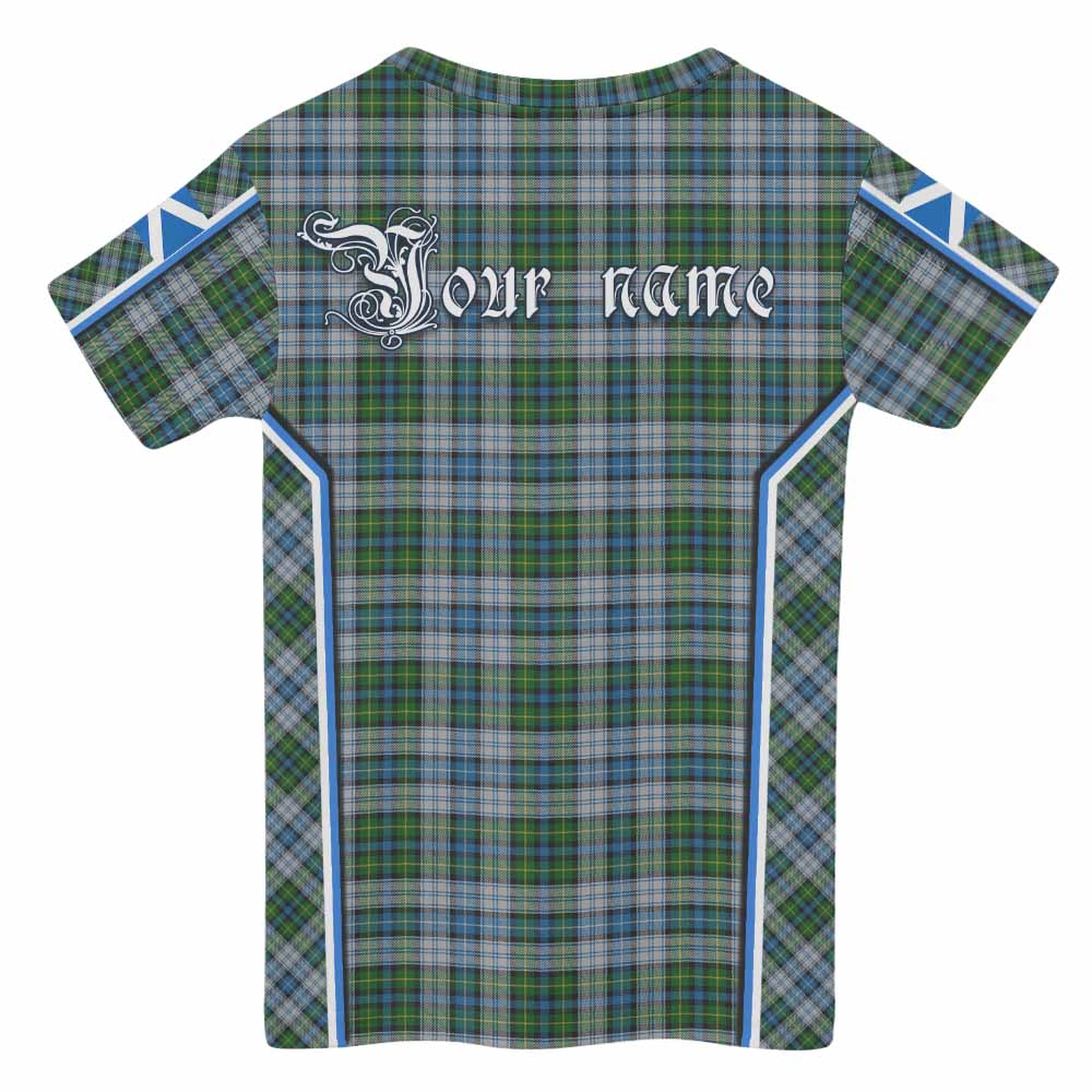 MacNeil (McNeil) Tartan Crest Kid T-shirt Scotland Coat of Arm Flag Style - Tartan Vibes Clothing