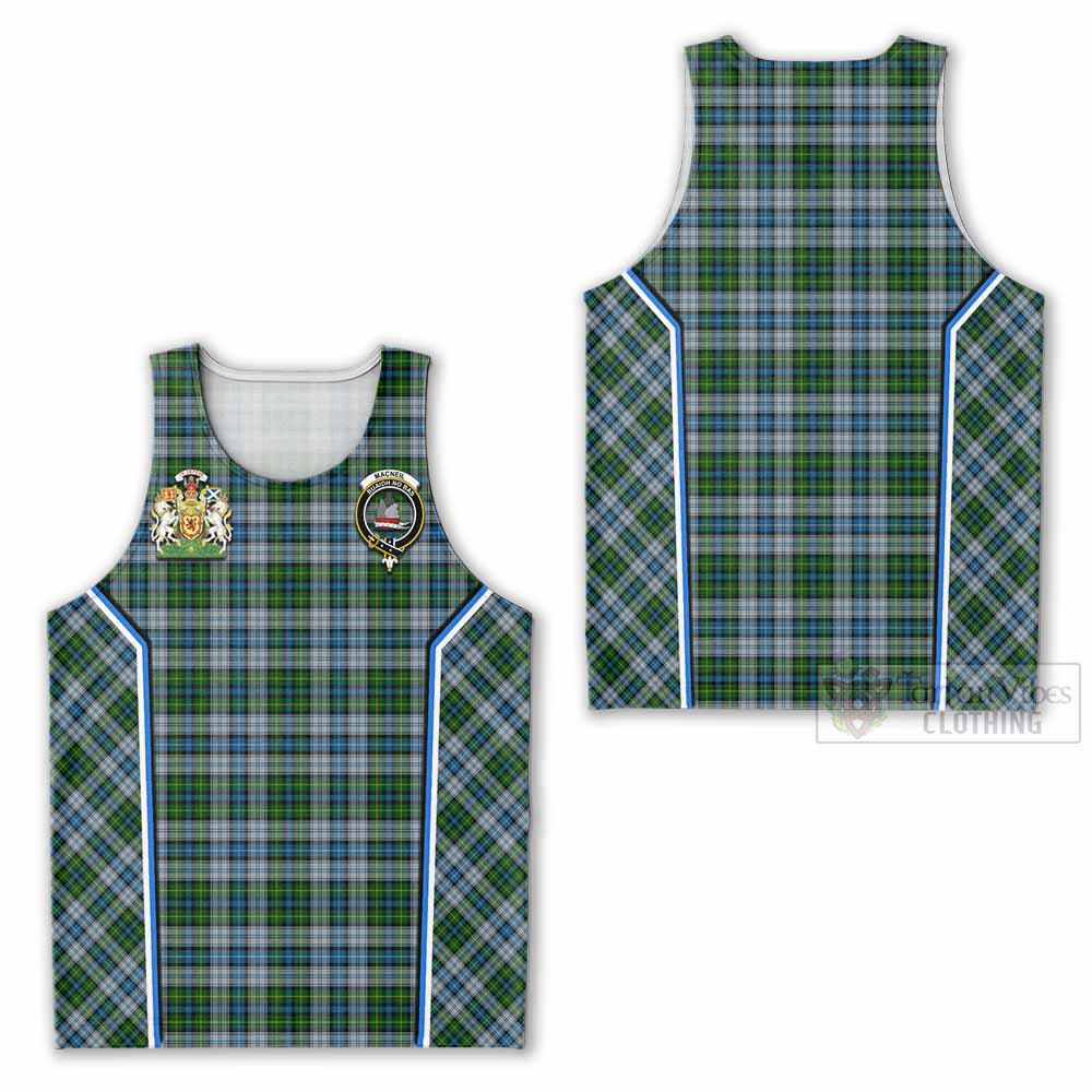 MacNeil (McNeil) Tartan Crest Men Tank Top Scotland Coat of Arm Flag Style - Tartan Vibes Clothing
