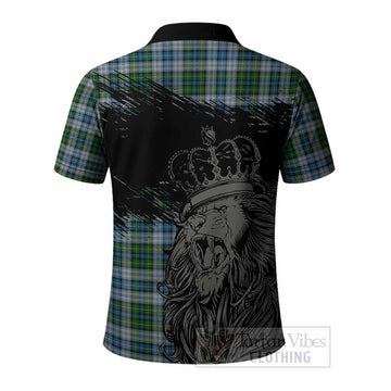 MacNeil (McNeil) Tartan Crest Polo Shirt Crowned Lion Heritage Style