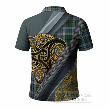 MacNeil (McNeil) Tartan Crest Polo Shirt Scottish Triskele Celtic