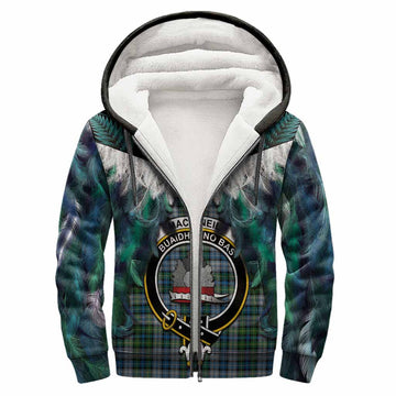 MacNeil (McNeil) Tartan Crest Sherpa Hoodie New Zealand Maori Korowai Cloak