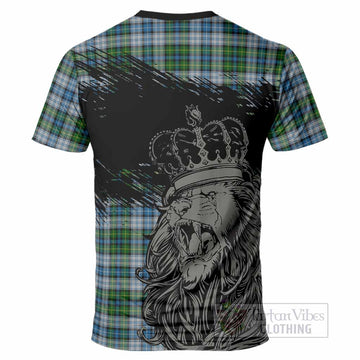 MacNeil (McNeil) Tartan Crest T-Shirt Crowned Lion Heritage Style