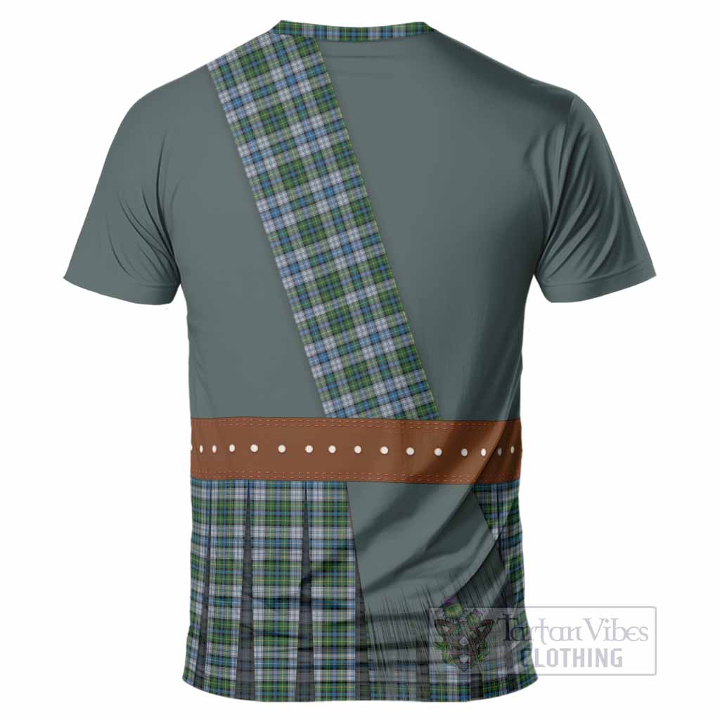 MacNeil (McNeil) Tartan Crest T-Shirt Kilt Costume Style