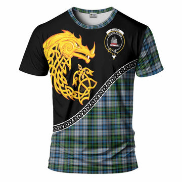 MacNeil (McNeil) Tartan Crest T-Shirt Legendary Dragon Knot Half Style