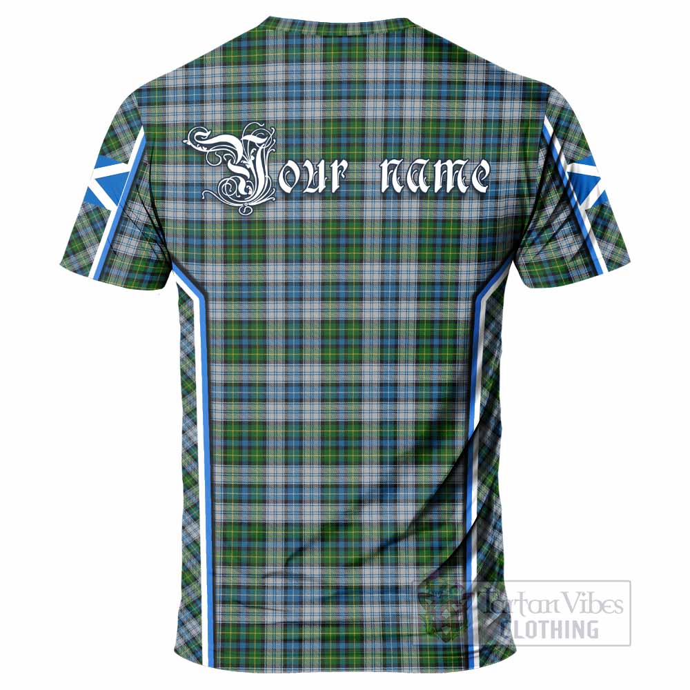 MacNeil (McNeil) Tartan Crest T-shirt Scotland Coat of Arm Flag Style - Tartan Vibes Clothing