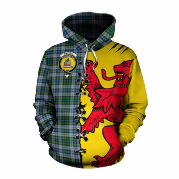 MacNeil (McNeil) Tartan Family Crest Cotton Hoodie Lion Rampant Honor