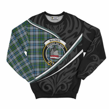 MacNeil (McNeil) Tartan Family Crest Sweatshirt Celtic Scottish Thistle Floral