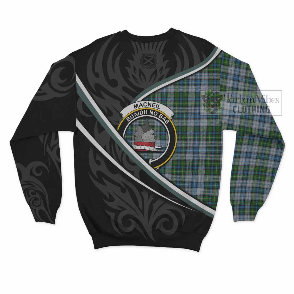 MacNeil (McNeil) Tartan Family Crest Sweatshirt Celtic Scottish Thistle Floral - Tartan Vibes Clothing