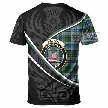 MacNeil (McNeil) Tartan Family Crest T-shirt Celtic Scottish Thistle Floral - Tartan Vibes Clothing
