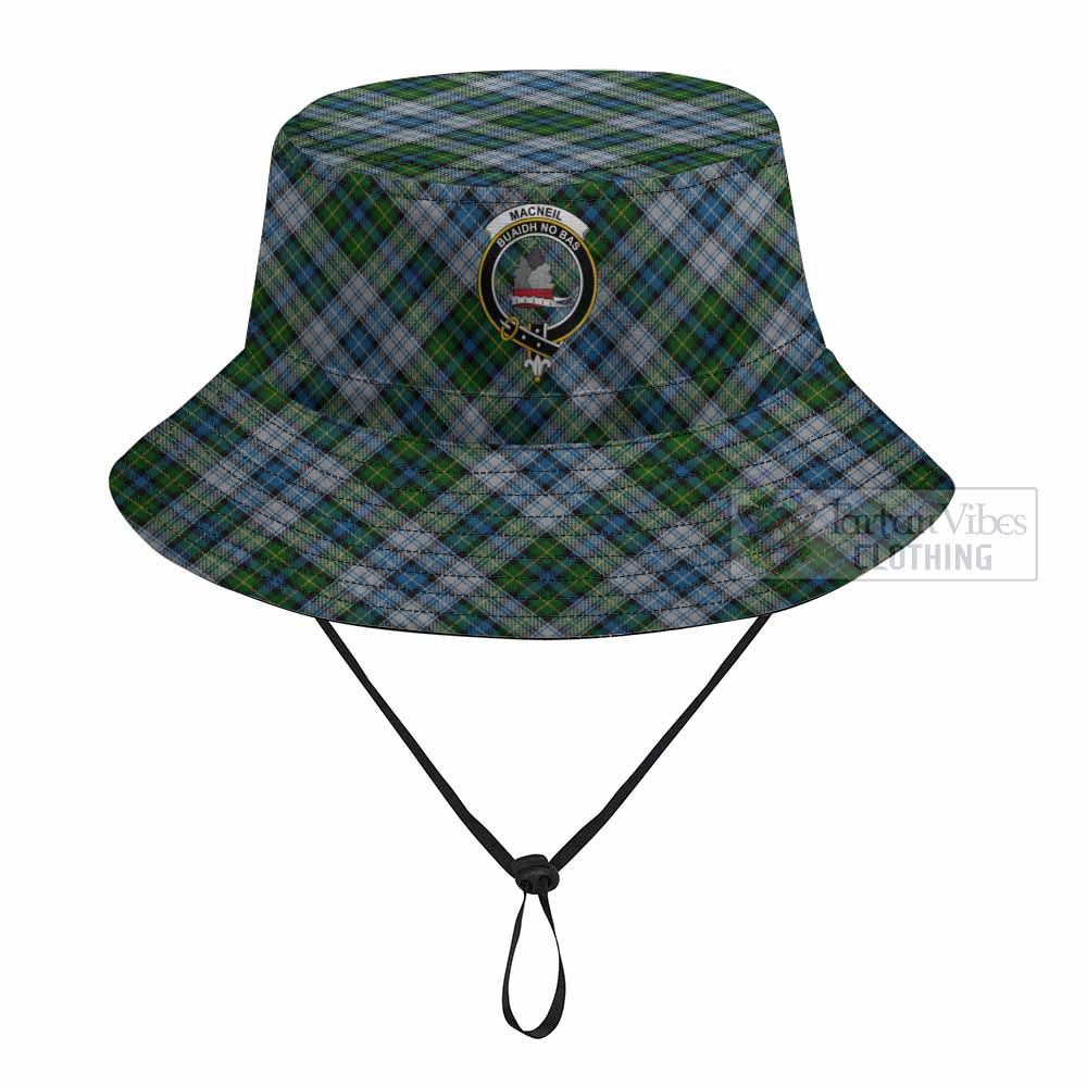 MacNeil (McNeil) Tartan Fishing Hat with Family Crest