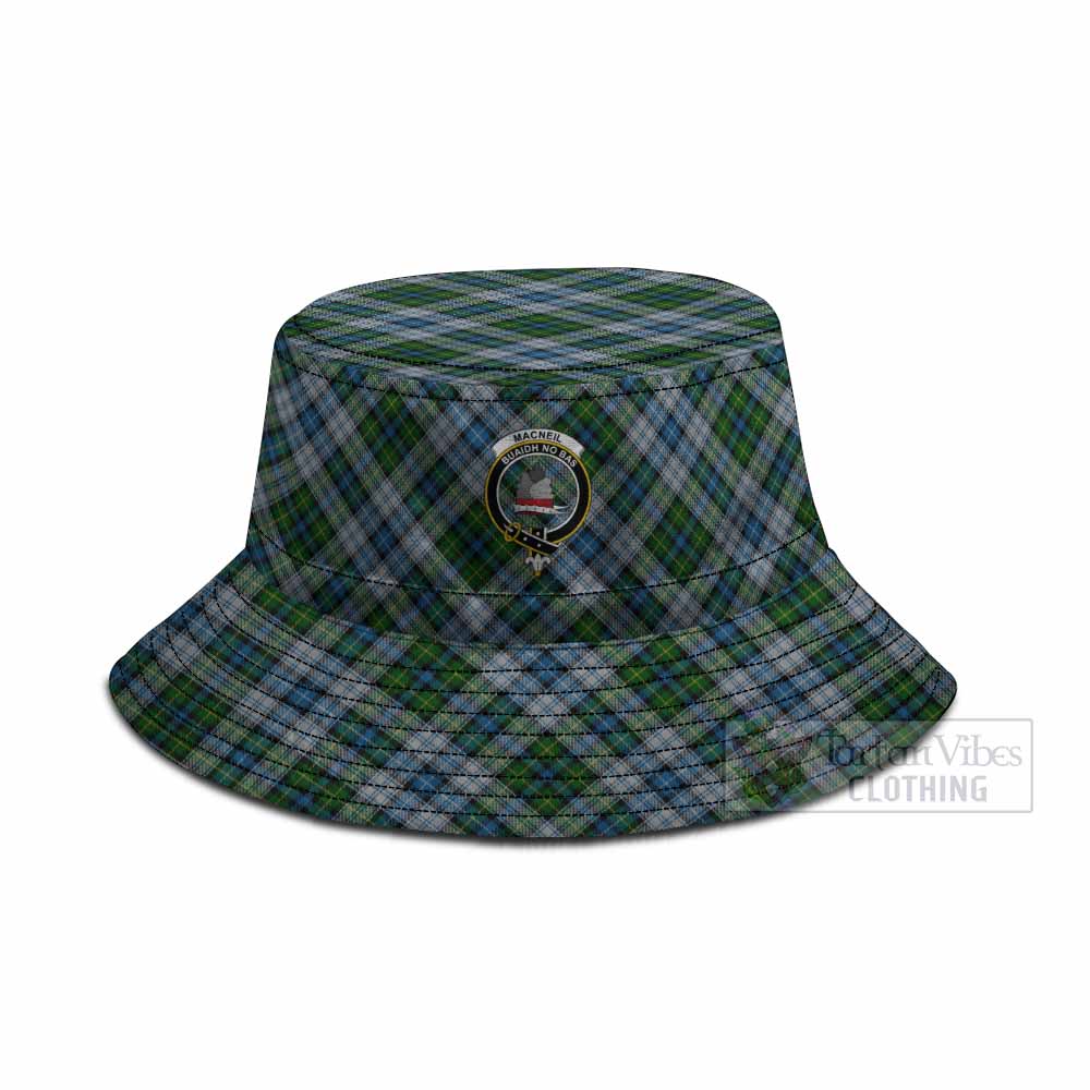 MacNeil (McNeil) Tartan Fishing Hat with Family Crest