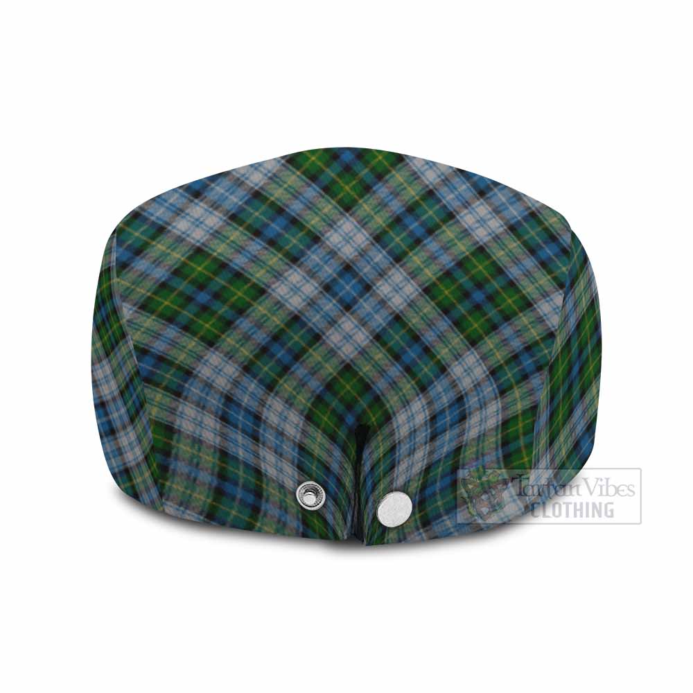 MacNeil (McNeil) Tartan Flat Cap, Jeff Cap Cross Style with Family Crest - Tartan Vibes Clothing