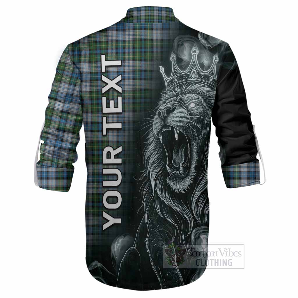 MacNeil (McNeil) Tartan Ghillie Shirt Roaring Lion Heritage