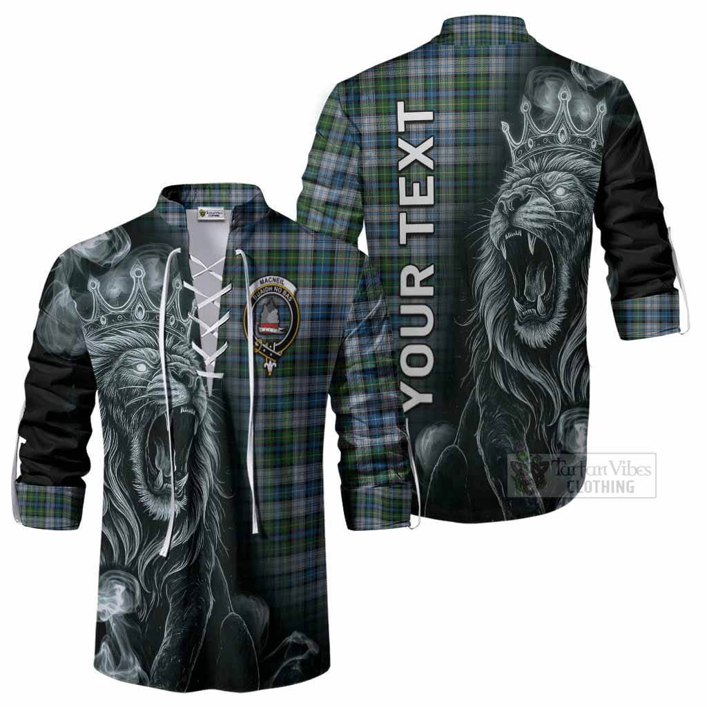 MacNeil (McNeil) Tartan Ghillie Shirt Roaring Lion Heritage