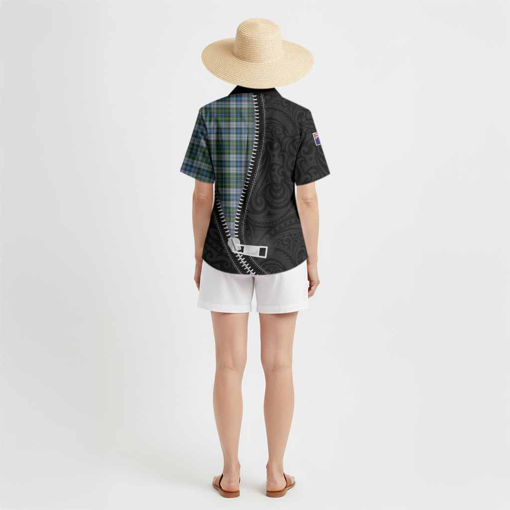 MacNeil (McNeil) Tartan Hawaiian Shirt New Zealand Pattern Unique Zipper Stylized