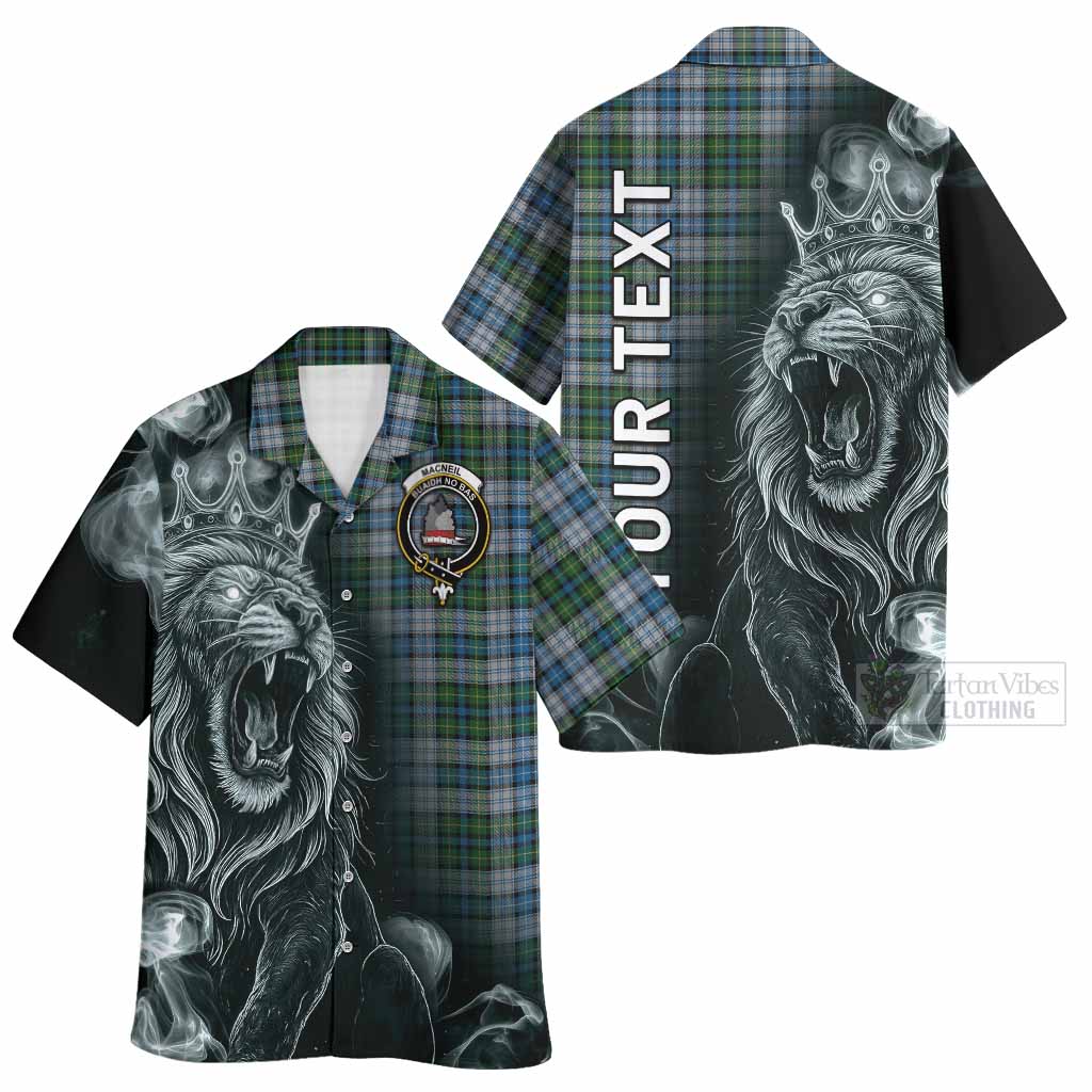 MacNeil (McNeil) Tartan Hawaiian Shirt Roaring Lion Heritage