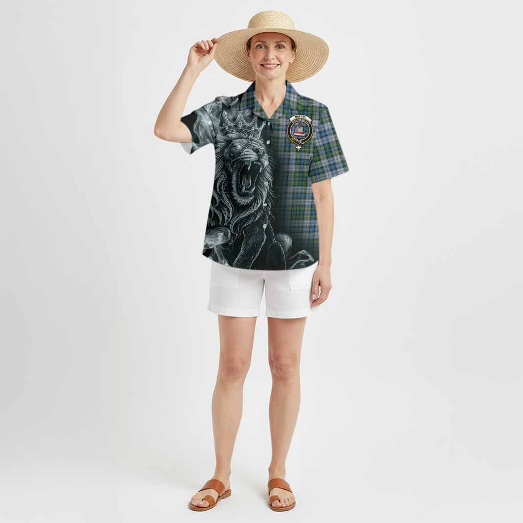MacNeil (McNeil) Tartan Hawaiian Shirt Roaring Lion Heritage