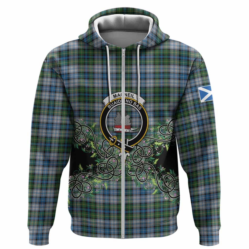 MacNeil (McNeil) Tartan Hoodie Thistle Scottish Spirit