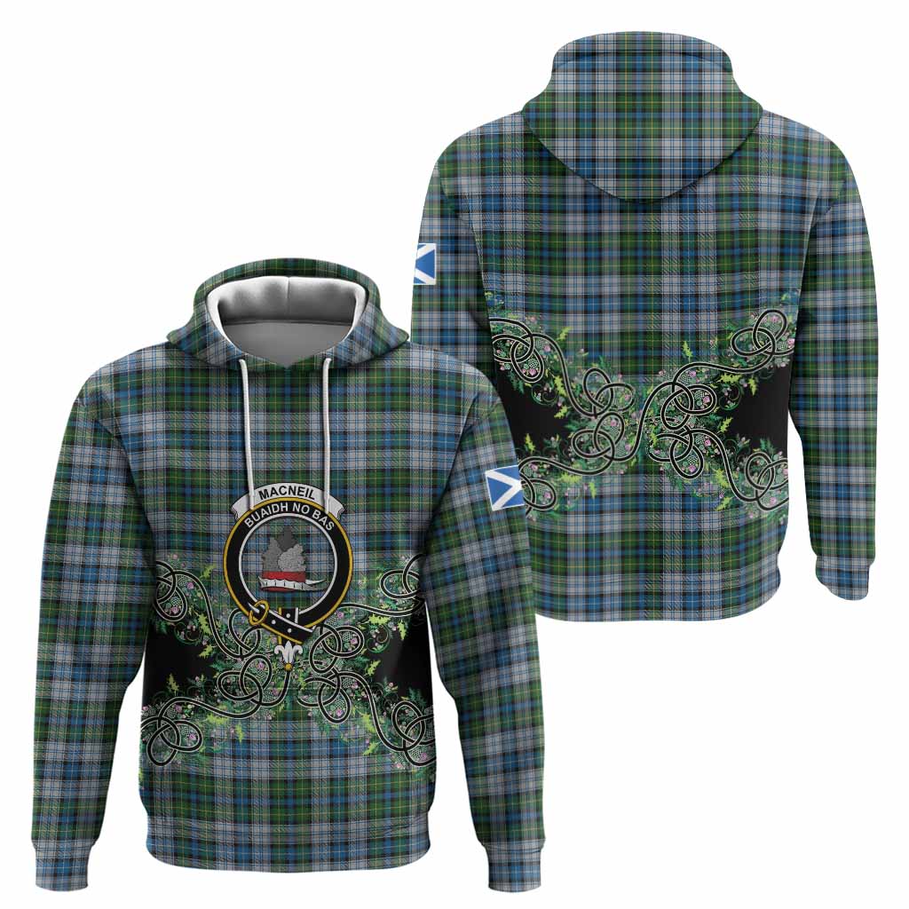 MacNeil (McNeil) Tartan Hoodie Thistle Scottish Spirit