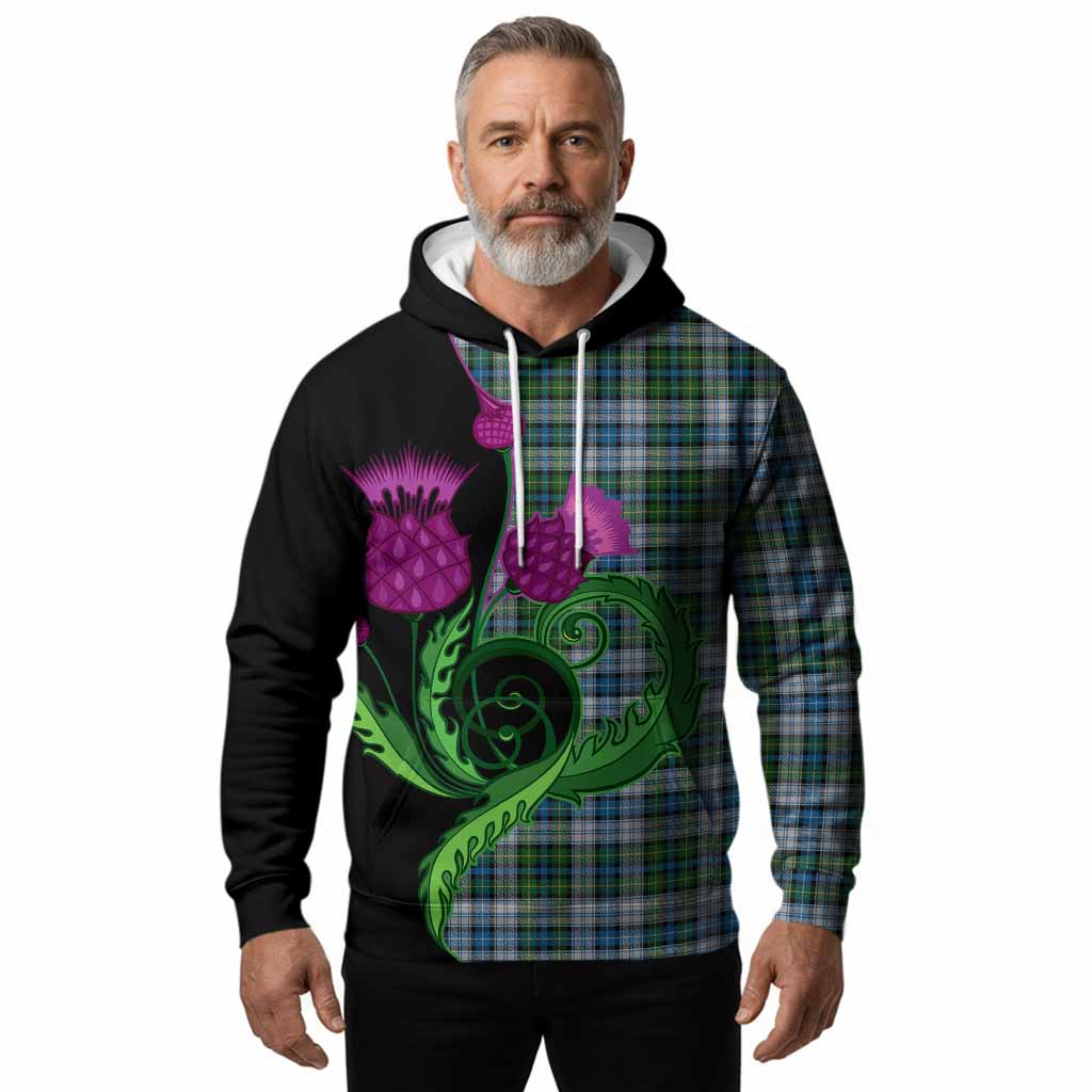 MacNeil (McNeil) Tartan Hoodie Traditional Scottish Thistle