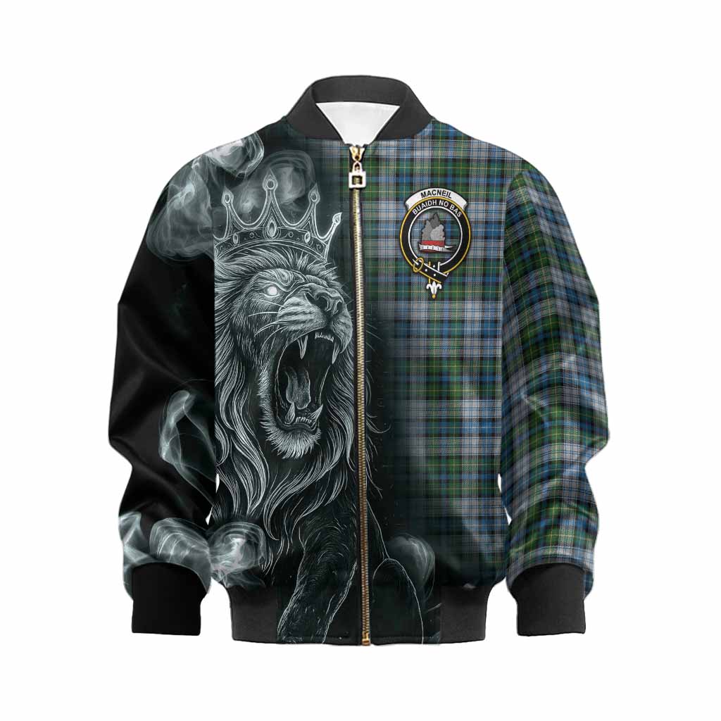 MacNeil (McNeil) Tartan Kid Bomber Jacket Roaring Lion Heritage