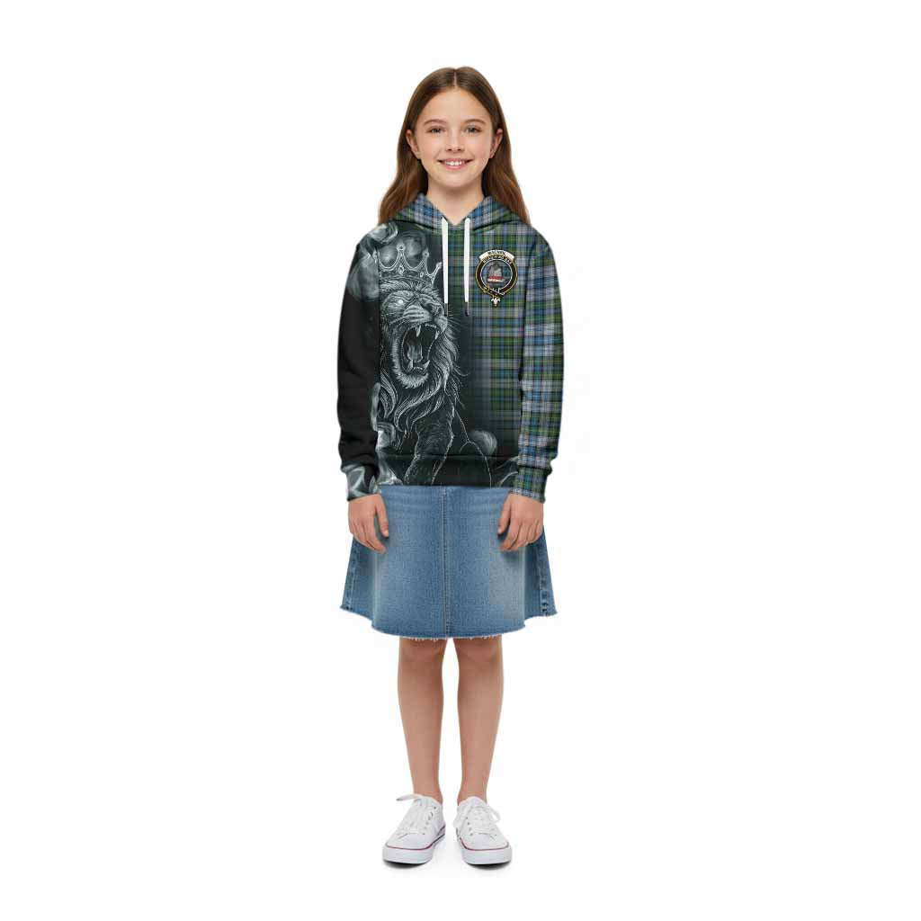 MacNeil (McNeil) Tartan Kid Hoodie Roaring Lion Heritage