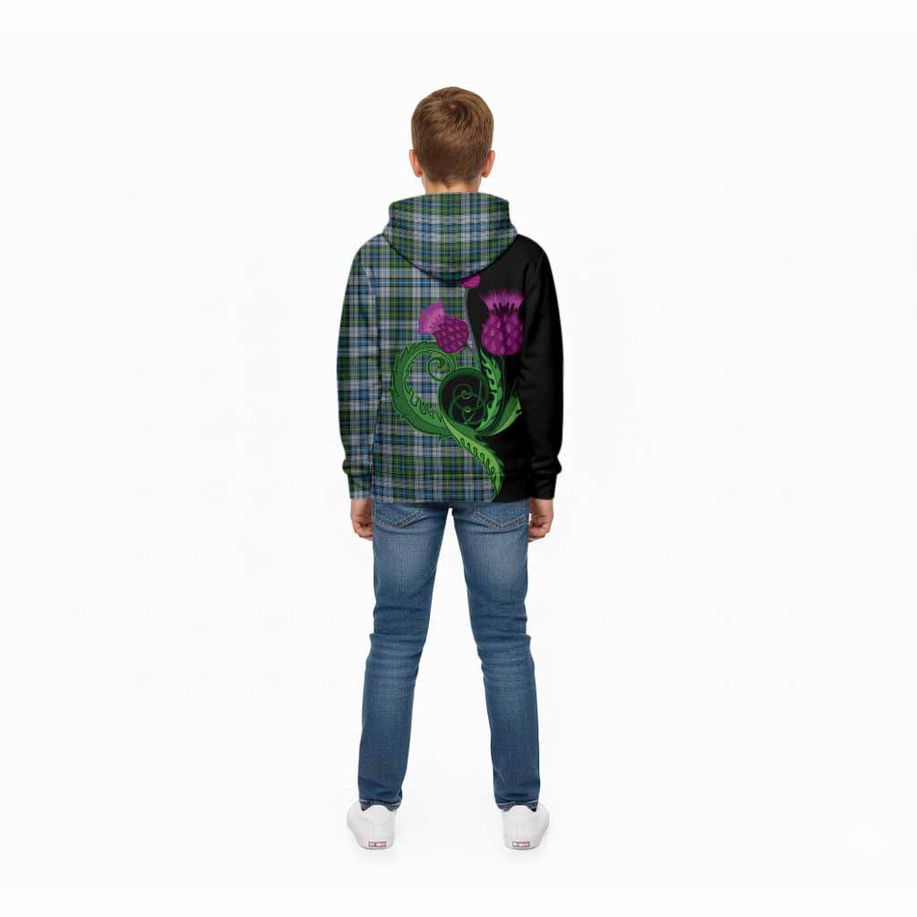 MacNeil (McNeil) Tartan Kid Hoodie Traditional Scottish Thistle