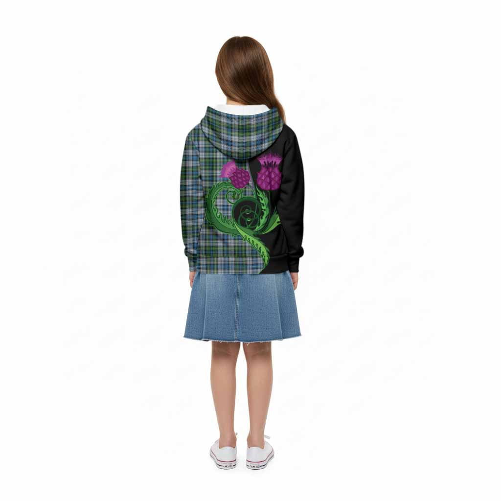 MacNeil (McNeil) Tartan Kid Hoodie Traditional Scottish Thistle