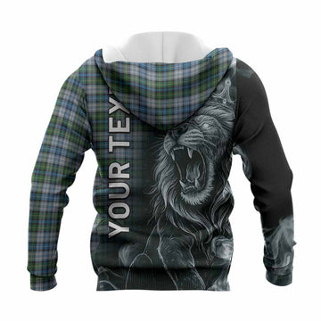 MacNeil (McNeil) Tartan Knitted Hoodie Roaring Lion Heritage