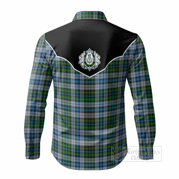 MacNeil (McNeil) Tartan Long Sleeve Button Shirts Horseshoe Ornament - Tartan Vibes Clothing