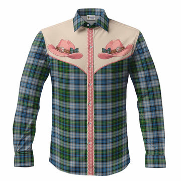 MacNeil (McNeil) Tartan Long Sleeve Button Shirts Wee Coo Cowgirl Cute Style Men's Shirt S - Tartan Vibes Clothing