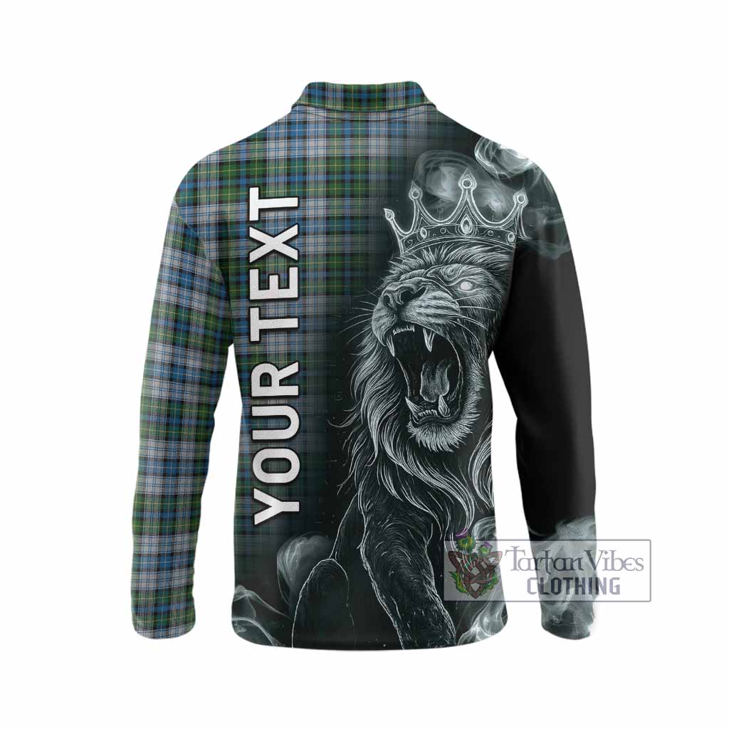 MacNeil (McNeil) Tartan Long Sleeve Polo Shirt Roaring Lion Heritage