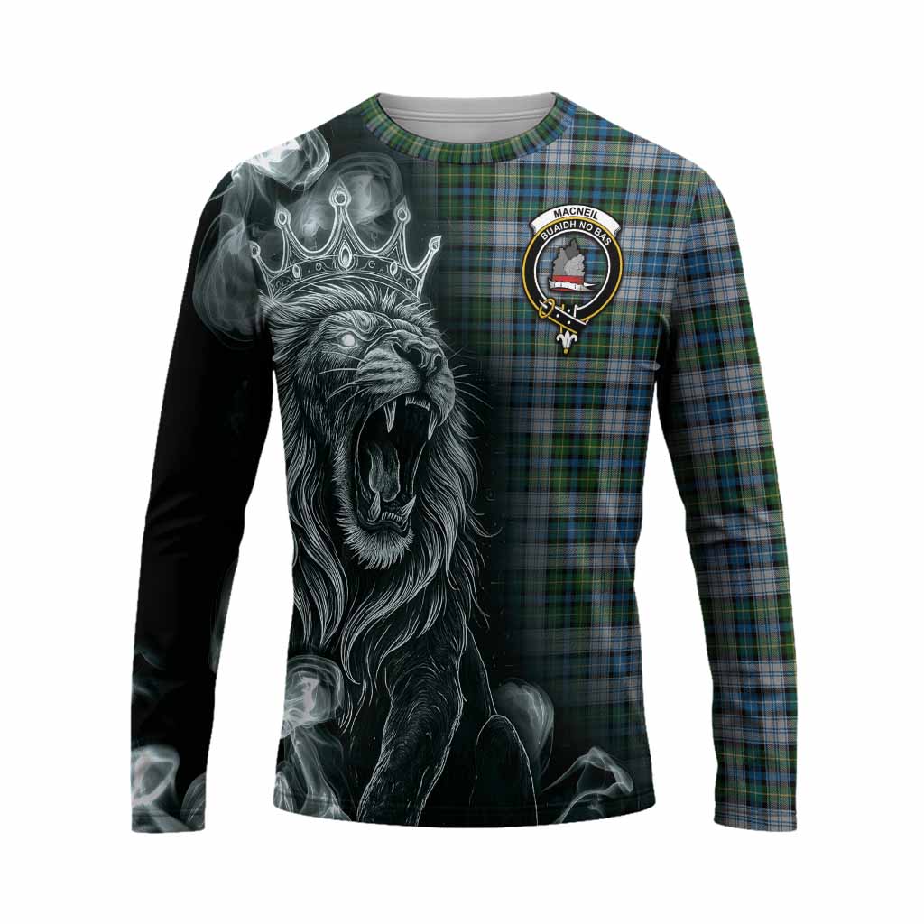 MacNeil (McNeil) Tartan Long Sleeve T-Shirt Roaring Lion Heritage
