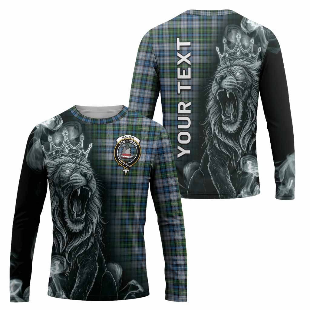 MacNeil (McNeil) Tartan Long Sleeve T-Shirt Roaring Lion Heritage