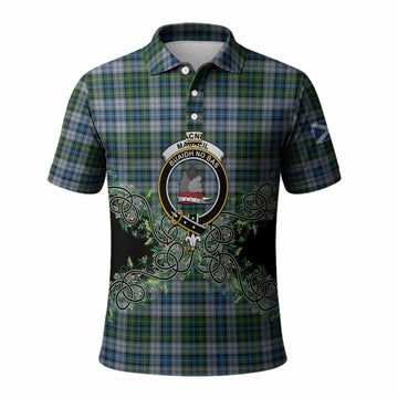 MacNeil (McNeil) Tartan Polo Shirt Thistle Scottish Spirit