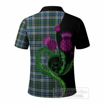 MacNeil (McNeil) Tartan Polo Shirt Traditional Scottish Thistle