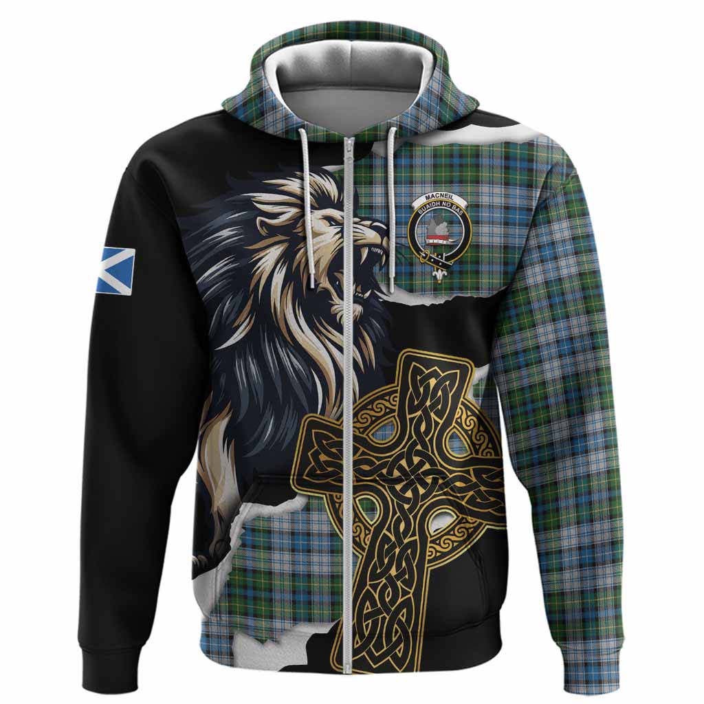 MacNeil (McNeil) Tartan Scottish Hoodie Lion Celtic Heritage