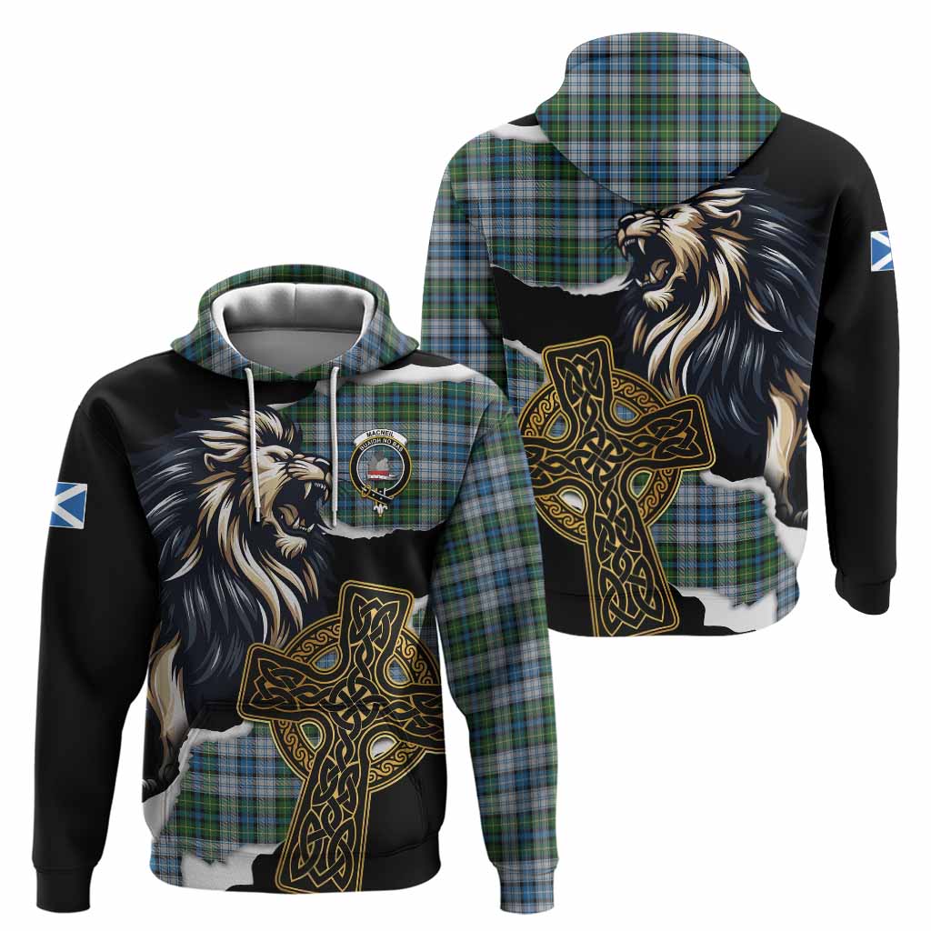 MacNeil (McNeil) Tartan Scottish Hoodie Lion Celtic Heritage