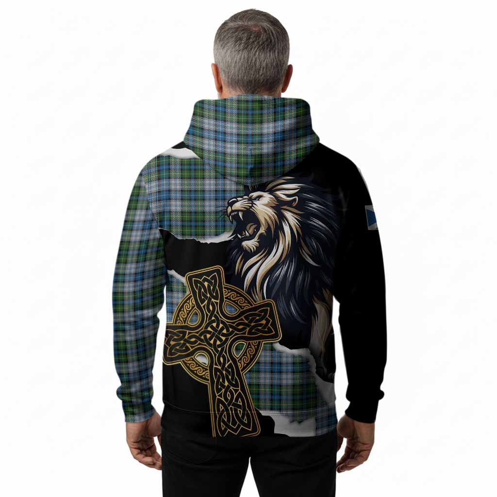 MacNeil (McNeil) Tartan Scottish Hoodie Lion Celtic Heritage