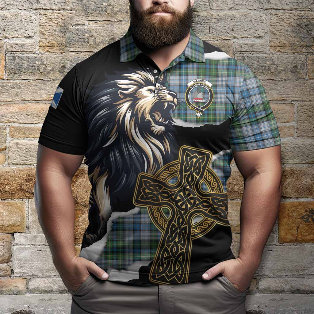 MacNeil (McNeil) Tartan Scottish Polo Shirt Lion Celtic Heritage