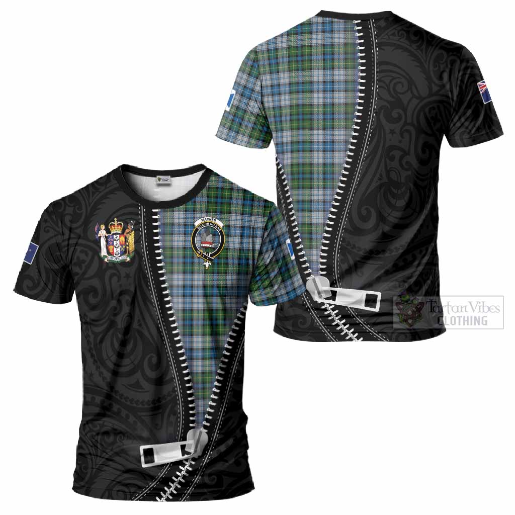 MacNeil (McNeil) Tartan T-Shirt New Zealand Pattern Unique Zipper Stylized