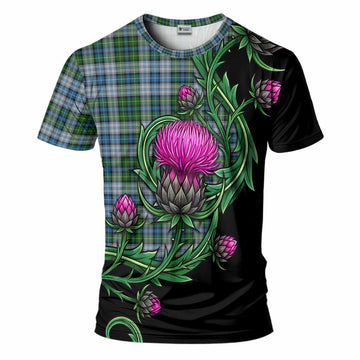 MacNeil (McNeil) Tartan T-Shirt Resilient Scottish Thistle