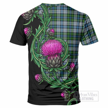MacNeil (McNeil) Tartan T-Shirt Resilient Scottish Thistle