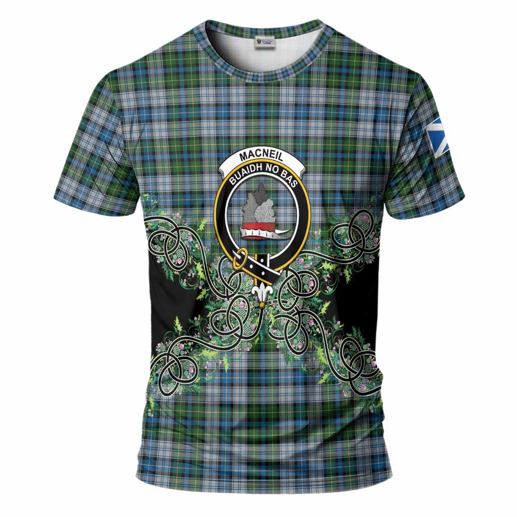 MacNeil (McNeil) Tartan T-Shirt Thistle Scottish Spirit
