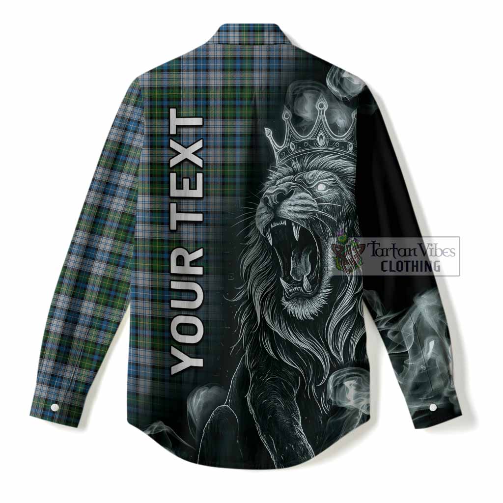 MacNeil (McNeil) Tartan Women Casual Shirt Roaring Lion Heritage