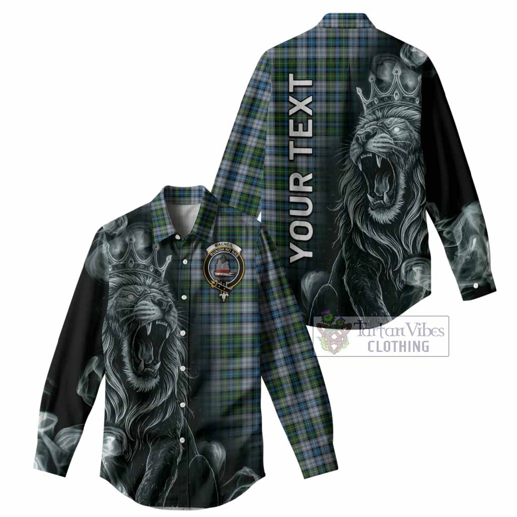MacNeil (McNeil) Tartan Women Casual Shirt Roaring Lion Heritage