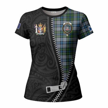 MacNeil (McNeil) Tartan Women T shirt New Zealand Pattern Unique Zipper Stylized