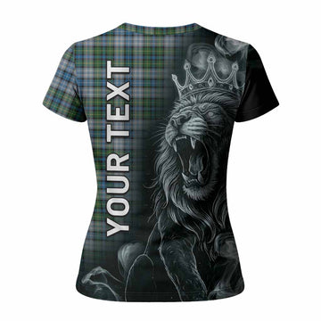 MacNeil (McNeil) Tartan Women T shirt Roaring Lion Heritage