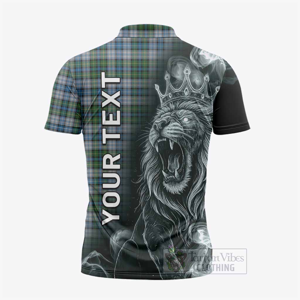 MacNeil (McNeil) Tartan Zipper Polo Shirt Roaring Lion Heritage